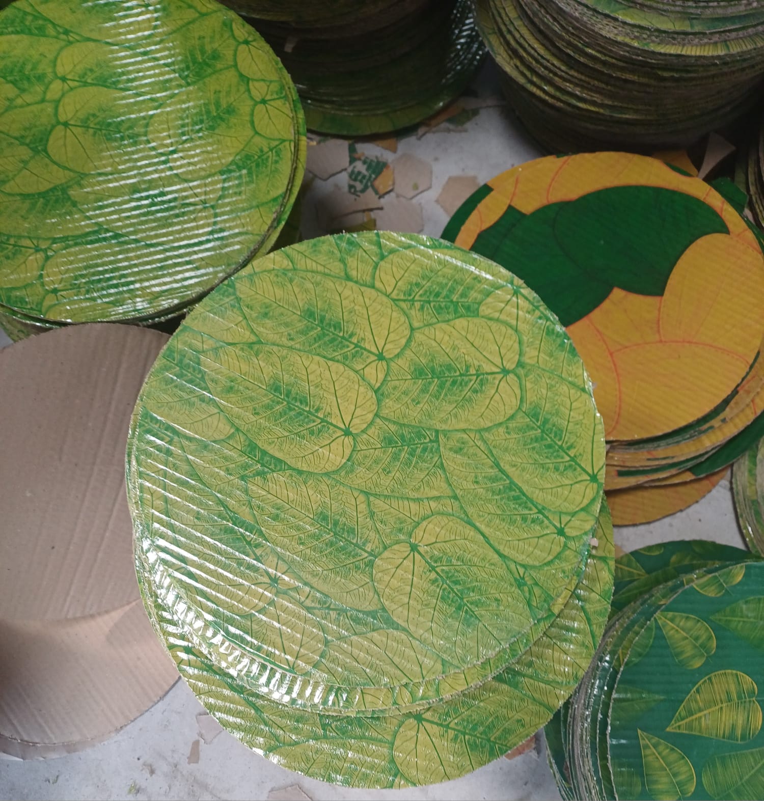 Floral Printed Plate